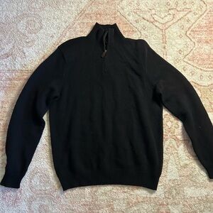 Polo by Ralph Lauren Navy Half-Zip Knit Pullover